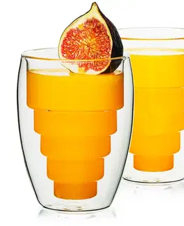 4Home Termo sklenice Pyramide Hot&Cool, 250 ml, 2 ks