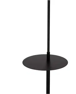 Stojací lampa Viper v černé a zelené barvě