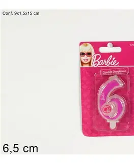PROHOME - Svíčka dortová 6 Barbie