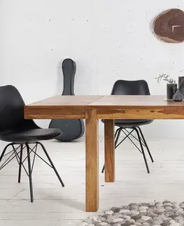 Estila Stylový masivní jídelní stůl Massive 120-200cm rozkládací