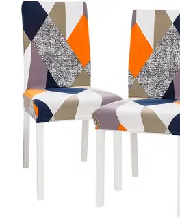 4Home Napínací potah na židli Retro, 45 - 50 cm, sada 2 ks