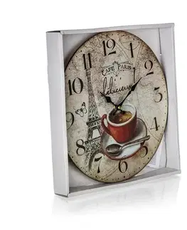 Nástěnné hodiny Cafe Paris, pr. 34 cm