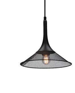 Závěsná lampa černá 25cm Kiruna S Ledea