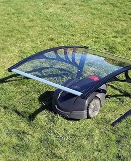 ALDOTRADE Přístřešek pro robotickou sekačku čirý, 80 x 60 x 40 cm