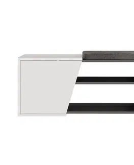 Botník Fiona Bench - Anthracite, White