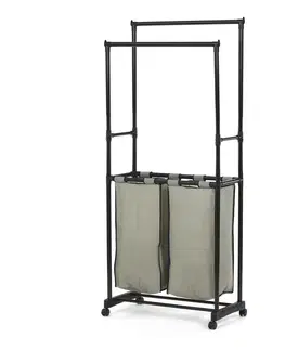 Stojan s úložným prostorem GD-176 BK, plast, černá
