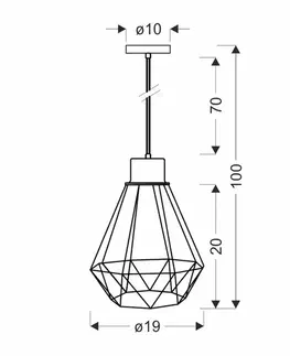 Závěsná lampa PRIMO Candellux