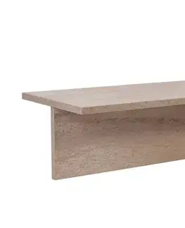 Konferenční stolek Harbor - Travertine
