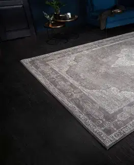 Estila Orientální luxusní koberec Caubbar I v šedém vintage odstínu 350cm