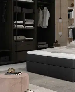 Artelta Manželská postel AMBER Boxspring | 180 x 200 cm Barevné provedení AMBER: Berlin 03