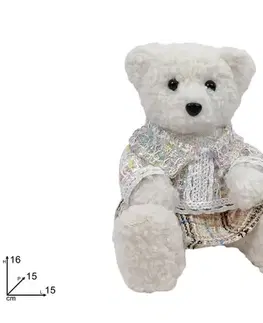 PROHOME - Medvěd sedící 16cm různé motivy