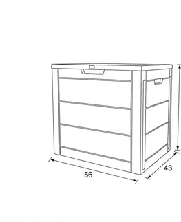 Zahradní úložný box AZB-G2035 120L Autronic
