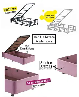 Rám jednolůžkové postele Pinky Single - 120x200