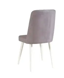 Set stolu a židlí (4 kusy) Costa White-Grey