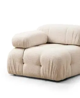 Křeslo / Jednomístná pohovka Bubble L1 - Cream Bouclette