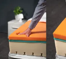 Ortopedická pěnová matrace Super Fox Visco Tropico