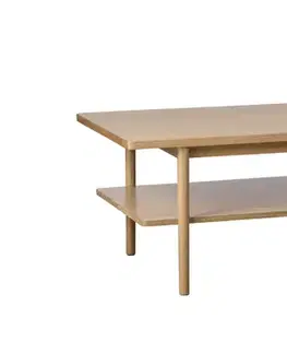 Estila Konferenční stolek Petrona, světlý dub, 120 cm