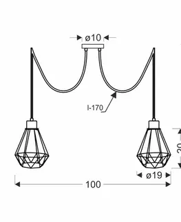 Závěsná lampa PRIMO Candellux