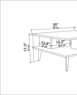 Konferenční stolek Akya Coffee Table - White