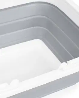 4Home Skládací silikonový nákupní košík Clean