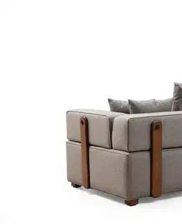 Rohová sedací souprava Gondol-1 (CHL-3R) - Grey