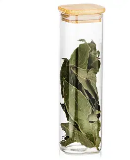4Home Skleněná dóza na potraviny s víkem Bamboo, 540 ml , 540 ml
