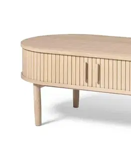 Estila Konferenční stolek Alborg, světlý dub, 120 cm