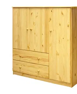 Prádelník 3 dveře + 2 zásuvky