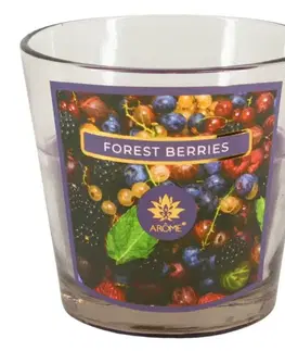 Arome Vonná svíčka ve skle Forest Berries, 120 g