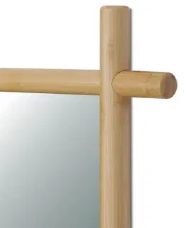 Nástěnné zrcadlo B027 NAT, bambus