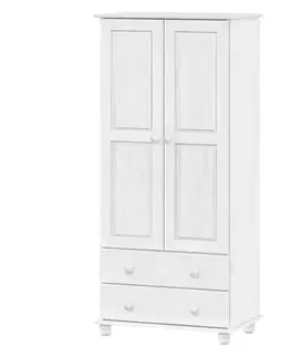 Skříň 2dveřová 8850B bílý lak