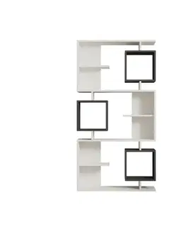 Knihovna Icardi Anthracite and White
