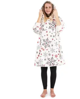 4Home Beránková mikina mikroplyš Snowflakes, uni S - dětské