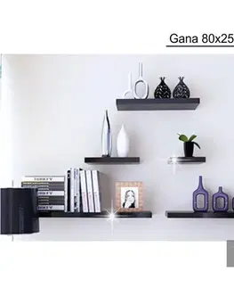 Nástěnná polička GANA 80x25 Tempo Kondela