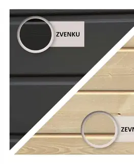 Dřevěný zahradní domek ASKOLA 4 s přístavkem 240 Lanitplast