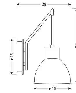 Nástěnná lampa  VARIO Candellux