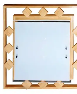 Stropní svítidlo Natura stropní svítidlo 2X60W E27 40X40X10,5 žluté