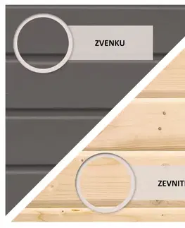 Dřevěný zahradní domek ASKOLA 5 s přístavkem 280 Lanitplast