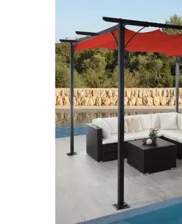 Pergola se stahovací střechou 3,5x3,5 m Dekorhome