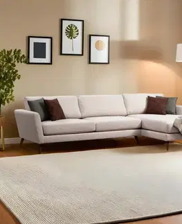 Rohová rozkládací pohovka Mayorka Corner Large Right ( L3 - Chl ) - Beige