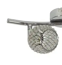 Nástěnná lampa 2X40W G9 stříbrná ČIŘÁ