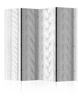 Paraván White Knit Dekorhome