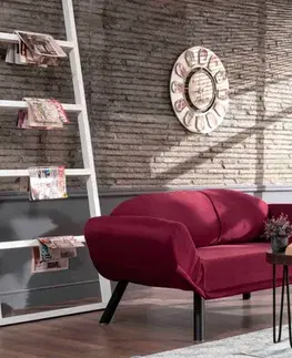 Dvoumístná rozkládací pohovka Genzo - Maroon