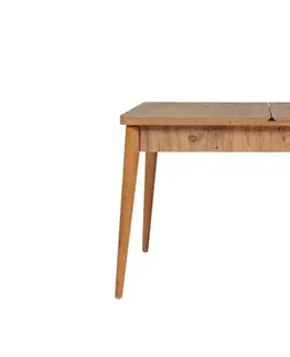 Set s rozkládacím stolem, židlemi a konzolou (6 kusů) Vina Bench 04 0900 - Atlantic Pine, Stone
