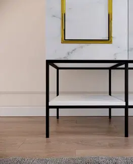Šatní skříň Martin 3 - White, Black, Gold