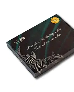 Kvalitex Saténové povlečení Luxury Collection smetanová, 140 x 200 cm, 70 x 90 cm