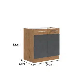 Spodní skříňka VEGA 80 D 2F BB Tempo Kondela