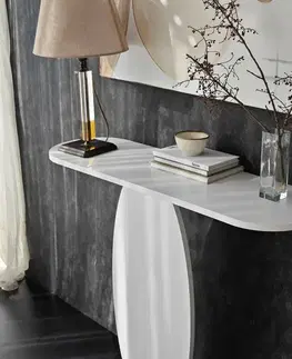 Odkládací stolek Ellittica White
