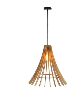 Závěsná lampa Eco 1 1x40 e27 Dřevěné stínidlo