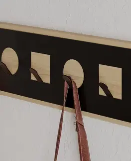 Coat Hanger Icon Hanger - Sapphire, Oak